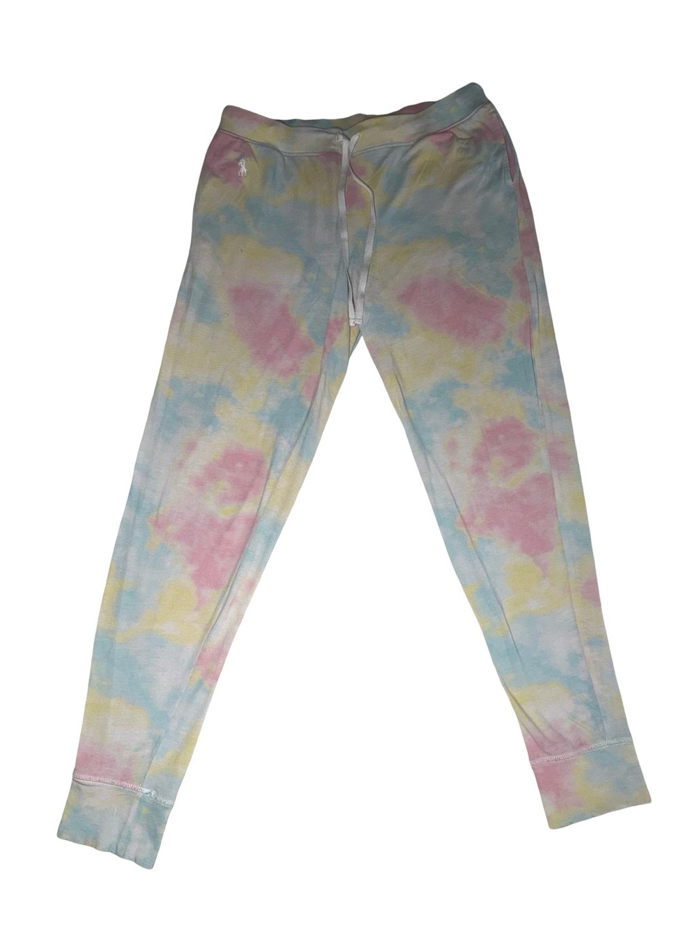 Polo Ralph Lauren Tie Dye Drawstring Joggers Embroidered Pony Lounge Sweatpants
